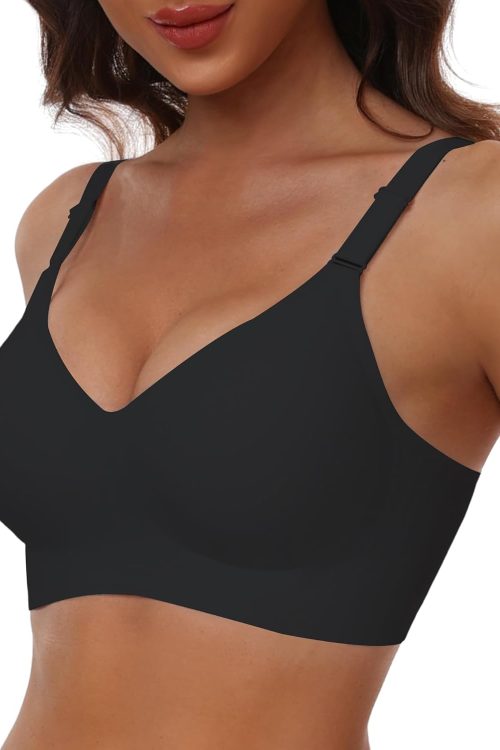 Comfortable Seamless Full Coverage Bra for Women Wireless Bras with Soft Support Regular and Plus Size