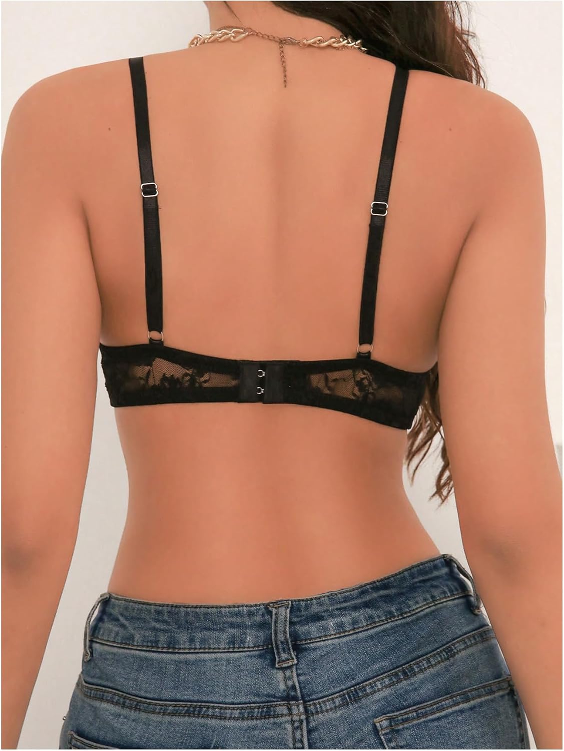 Women's Sexy Lace Bras Underwire Everyday Bra Comfort Push Up s - Image 2