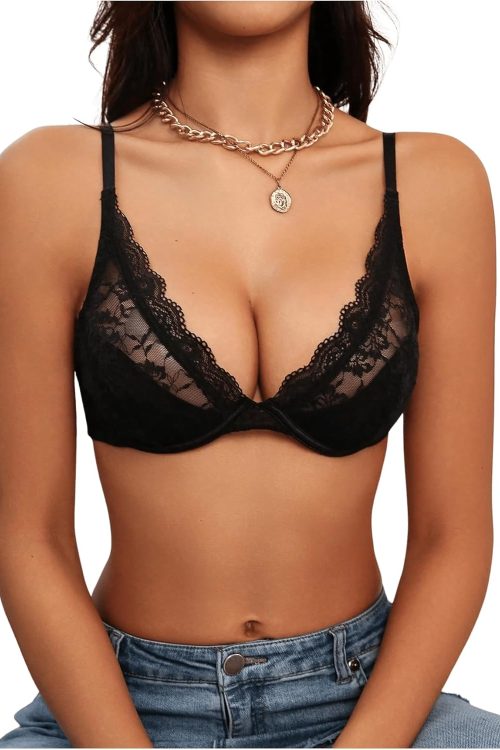Women's Sexy Lace Bras Underwire Everyday Bra Comfort Push Up s