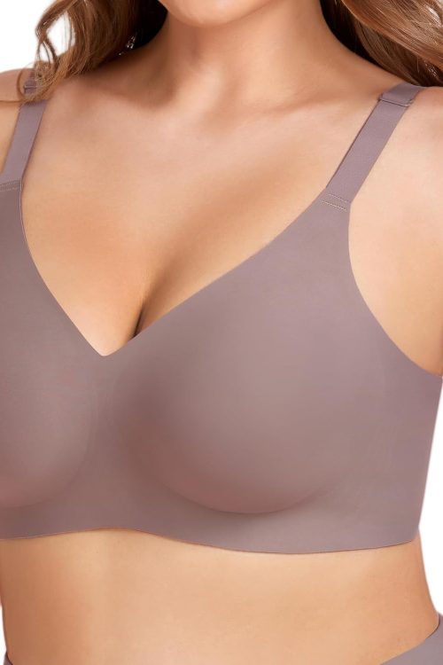 Smooth Wireless Bras for Women No Underwire Comfort Seamless Supportive Bra Raceback Push Up  Full Coverage