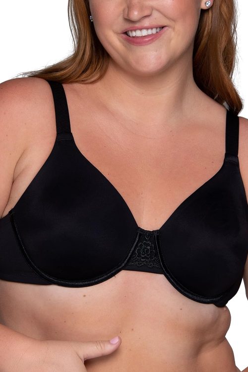 Women's Back Smoothing Minimizer Bra, Minimizes Bust Line up to 1.5", Non Padded Cups up to H